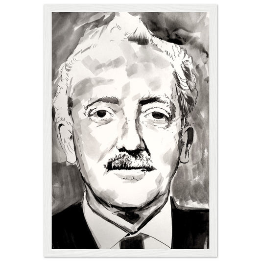 Sean Ó Riada Framed Art Print by Irish Artist – framed print close-up | Buy Irish Art