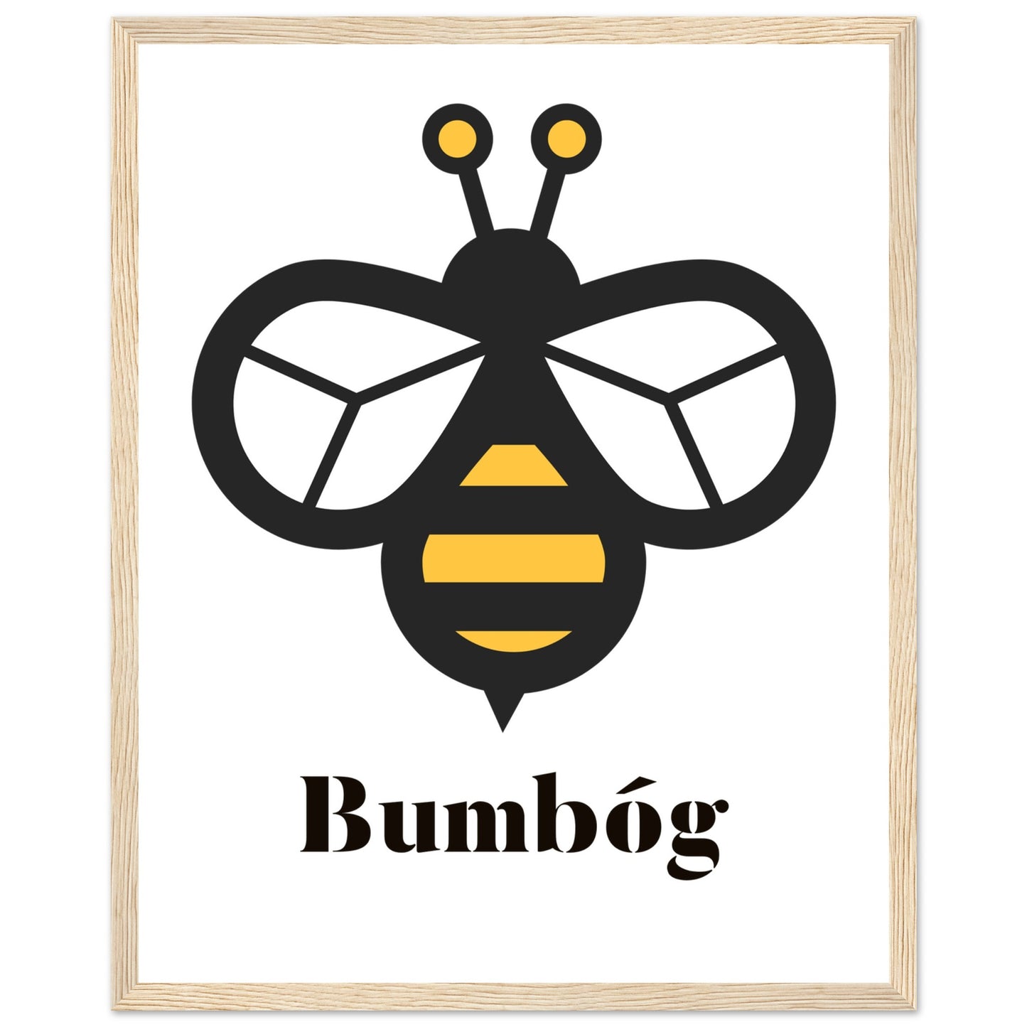 Bumbóg - Bumblebee Framed Art Print – view 11 | Buy Irish Art