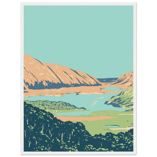 Killarney National Park County Kerry Ireland Framed Art Print – framed print close-up | Buy Irish Art