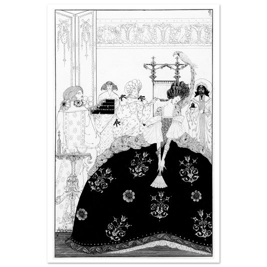 Now Awful Beauty Puts on All Its Arms by Irish Artist Harry Clarke Art Print – framed print close-up | Buy Irish Art
