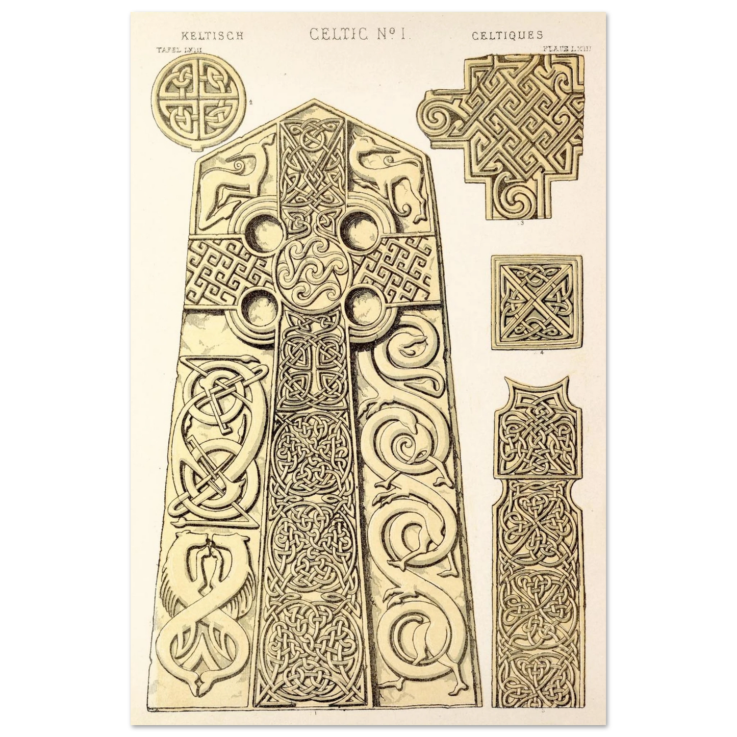 Celtic No.1 by Owen Jones – Exquisite Reproduction Print – room setting display | Buy Irish Art