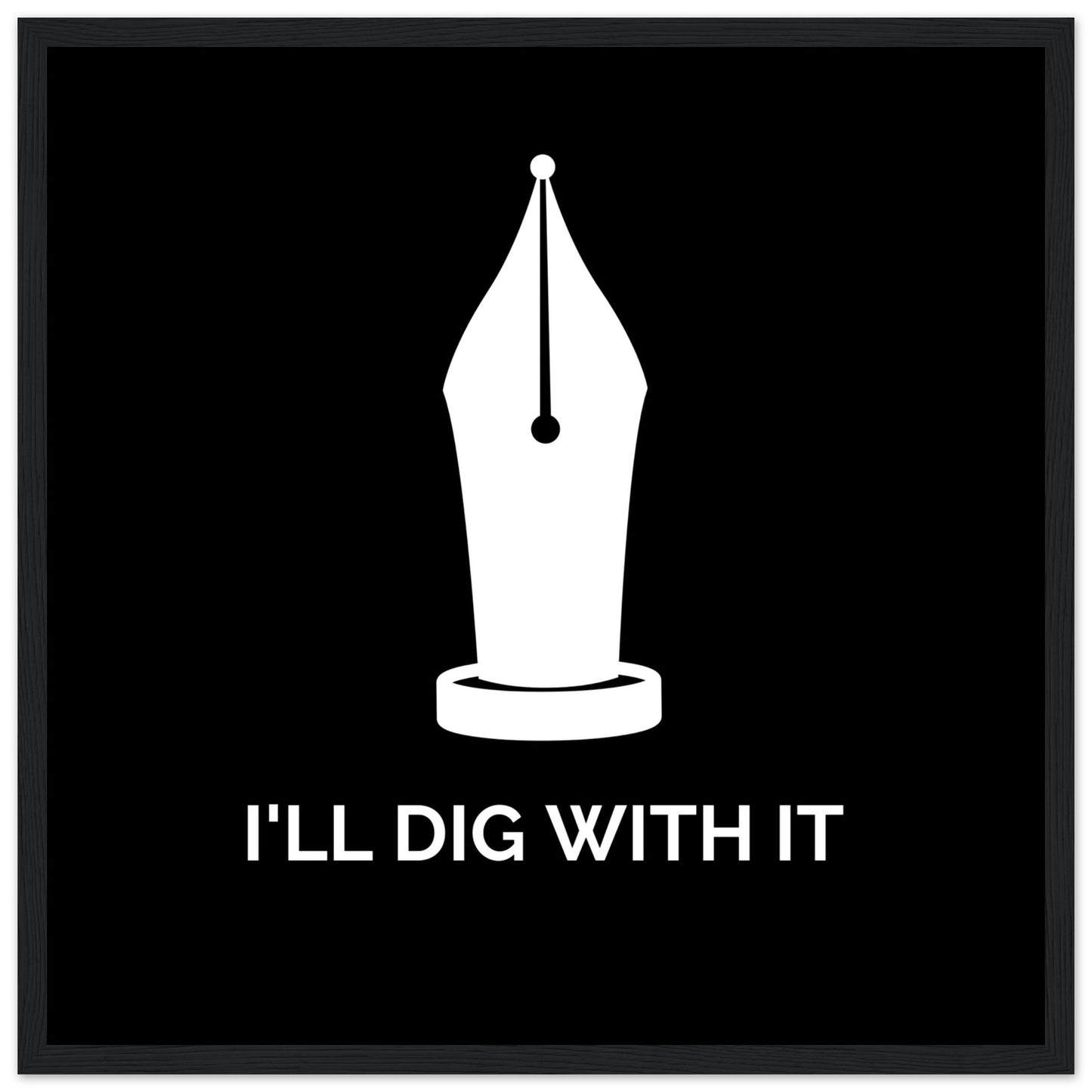 I'll Dig With It Seamus Heaney Framed Wall Art Print – view 9 | Buy Irish Art
