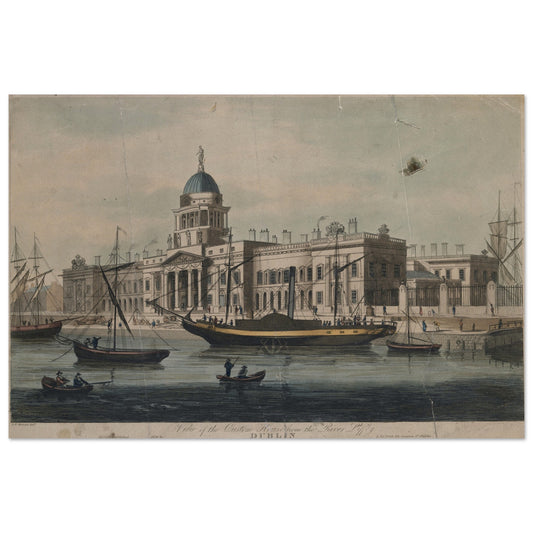 The Custom House, Dublin – Archival print – Irish wall art print | Buy Irish Art
