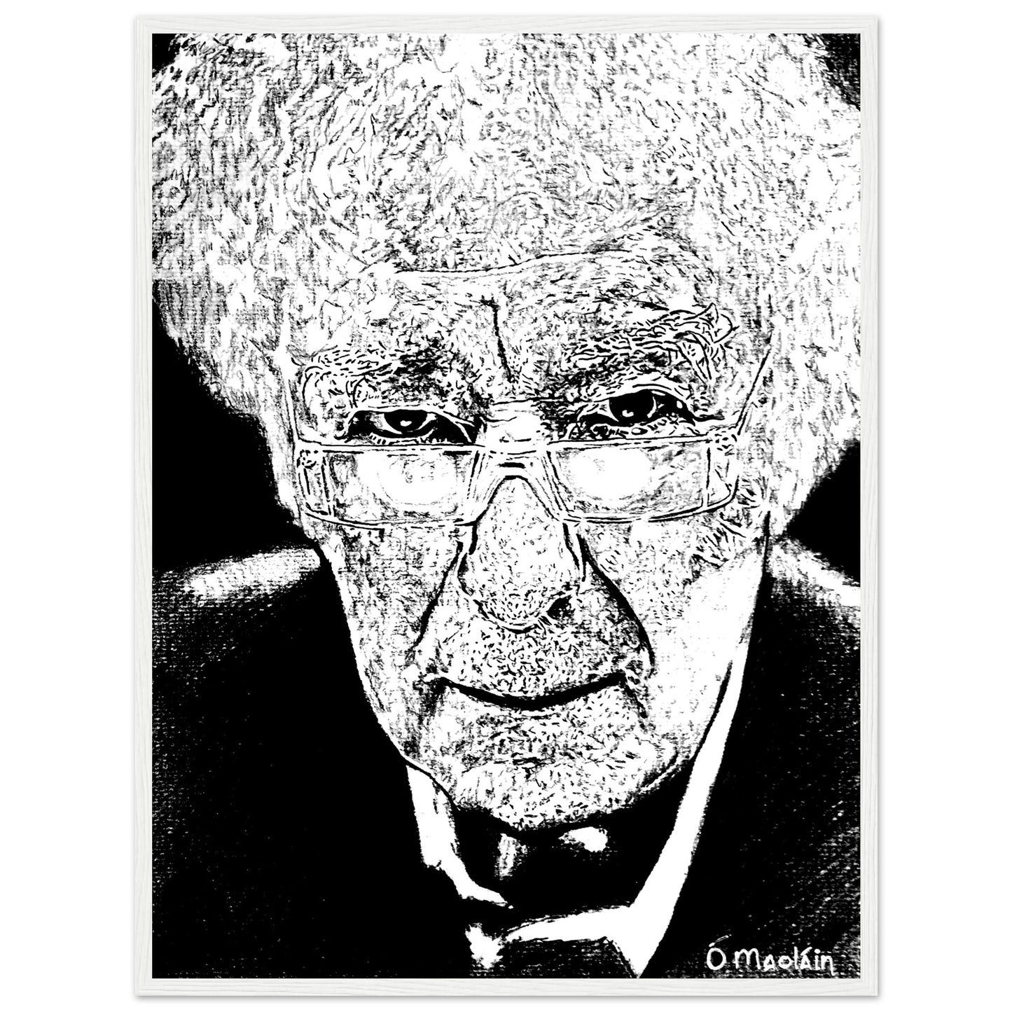 Seamus Heaney Framed Art Print by Irish Artist – view 9 | Buy Irish Art