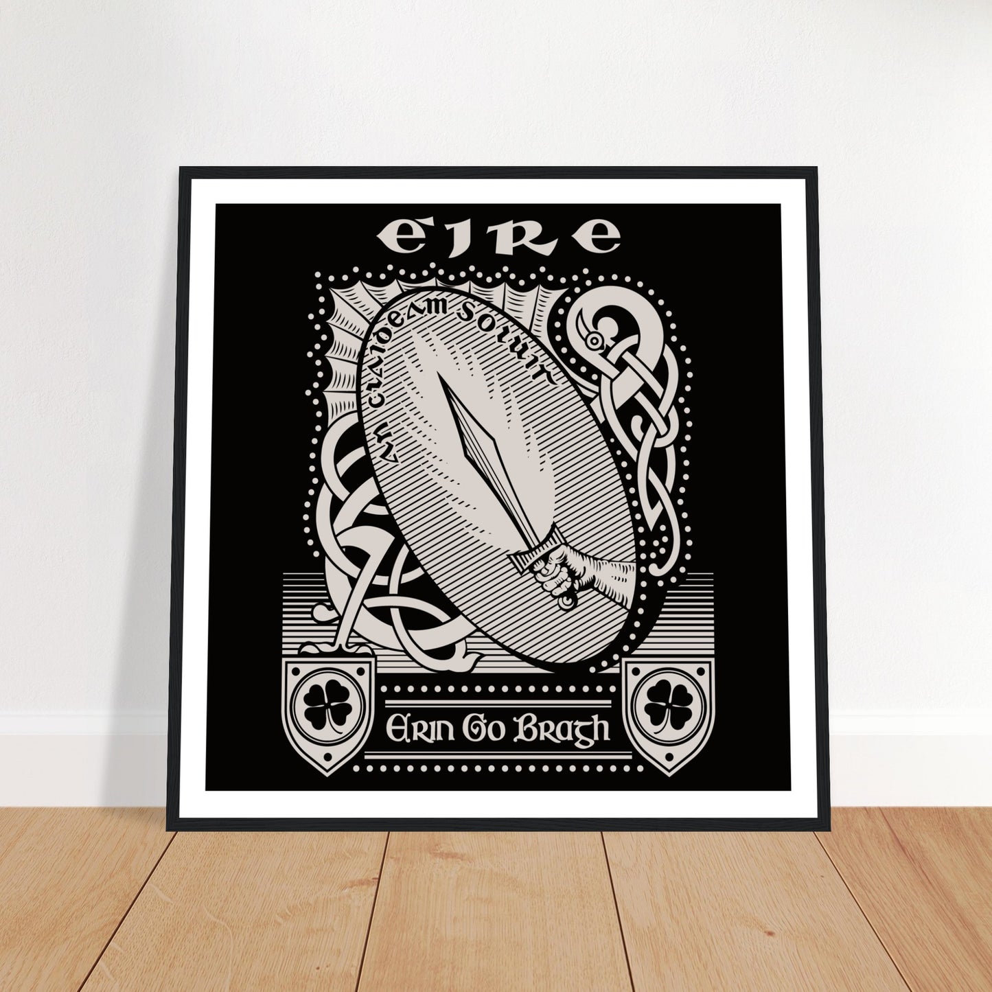 Erin Go Bragh – “Ireland Forever” Irish Heritage Framed Art Print – view 10 | Buy Irish Art