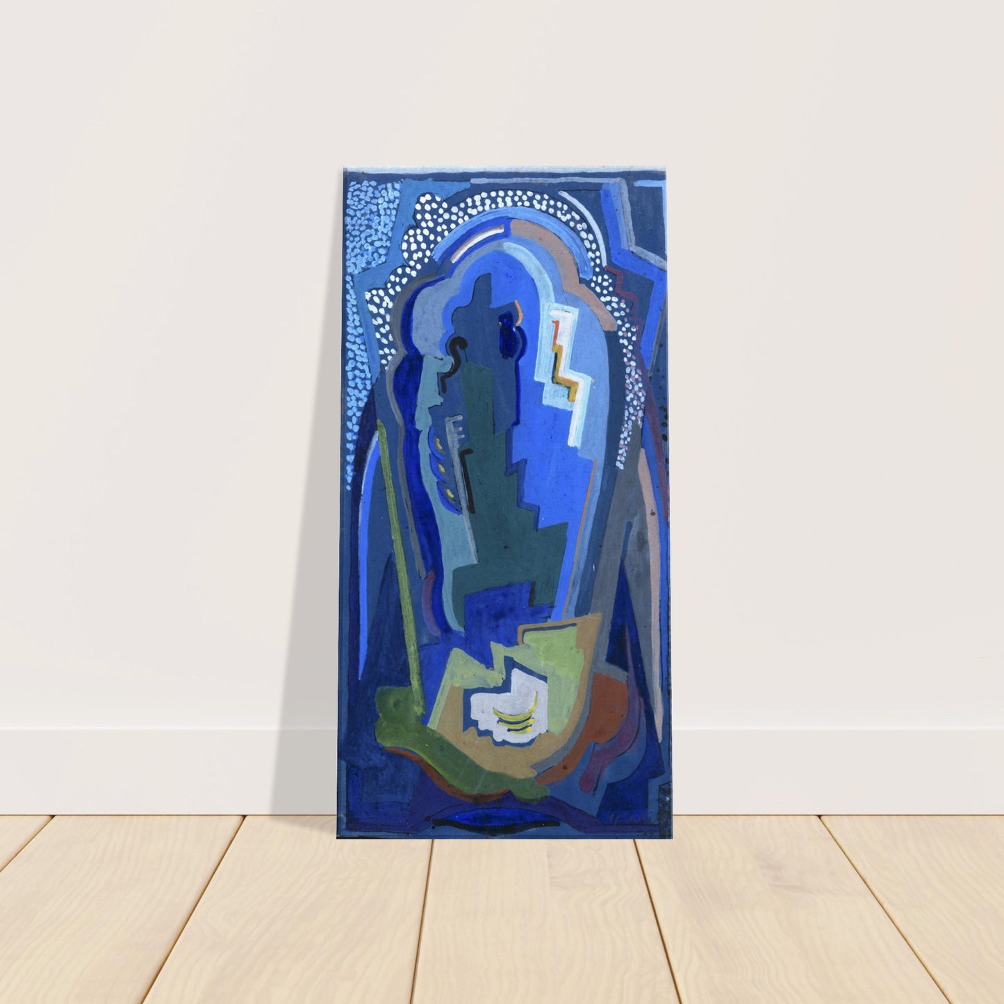 Abstract by Mainie Jellett Canvas Art Print | Irish Modernist Canvas – size comparison view | Buy Irish Art
