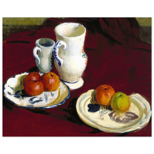 Apples and Breton Pots by Roderic O'Conor Print 40x50 cm / 16x20″ – framed print close-up | Buy Irish Art