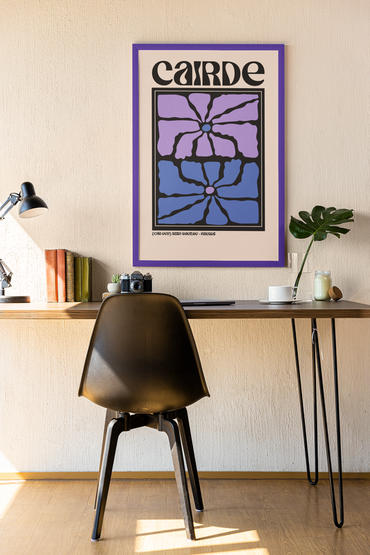 Cairde - Friends Irish Art Print – framed print close-up | Buy Irish Art