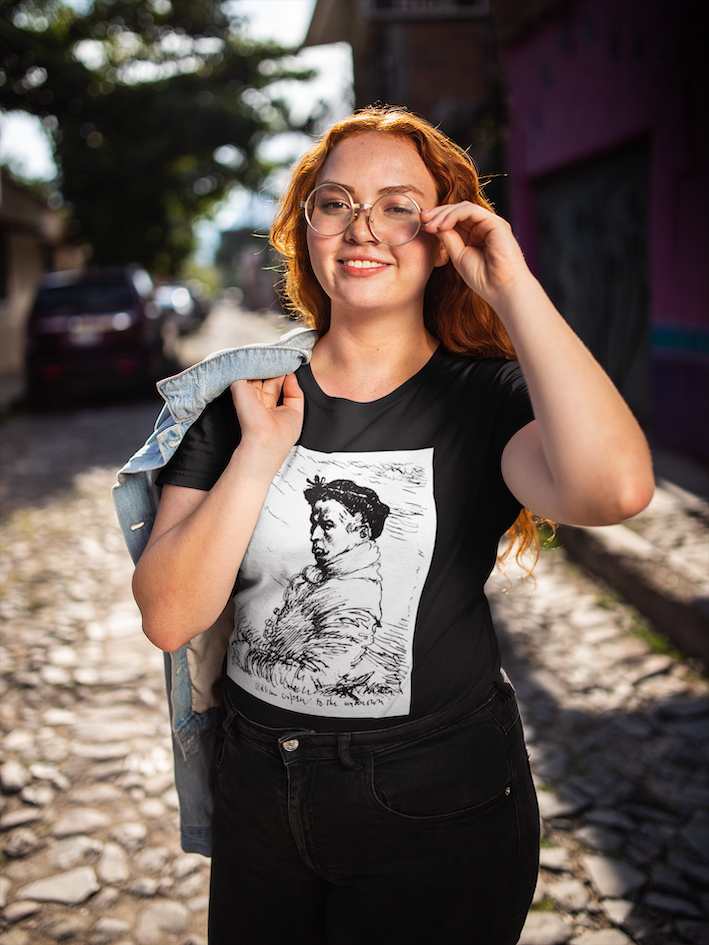 William Orpen Self-Portrait Unisex T-Shirt – 1909 Edition – Irish art wearable gift | Buy Irish Art