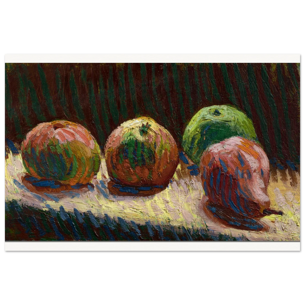 Apples and Pear by Roderic O'Conor art print, detail view