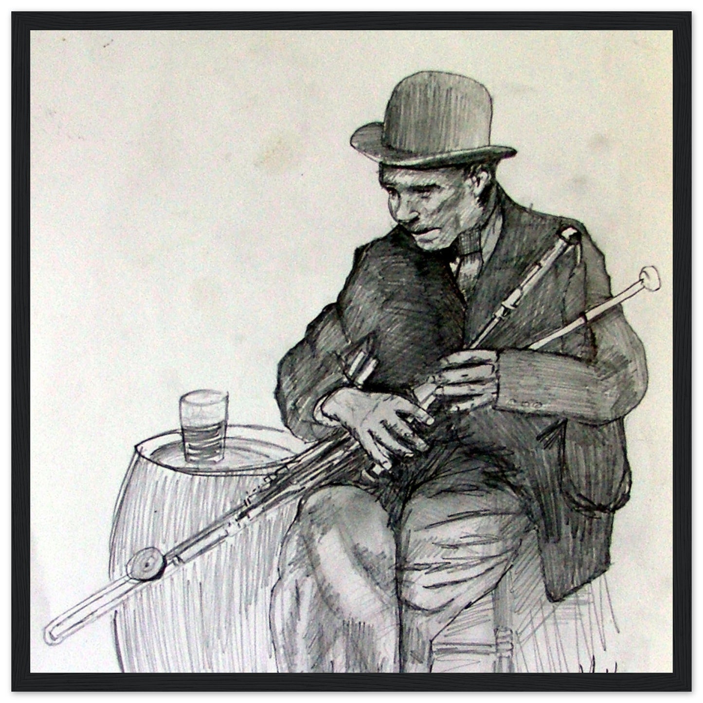Uilleann Piper Framed Art Print – view 10 | Buy Irish Art