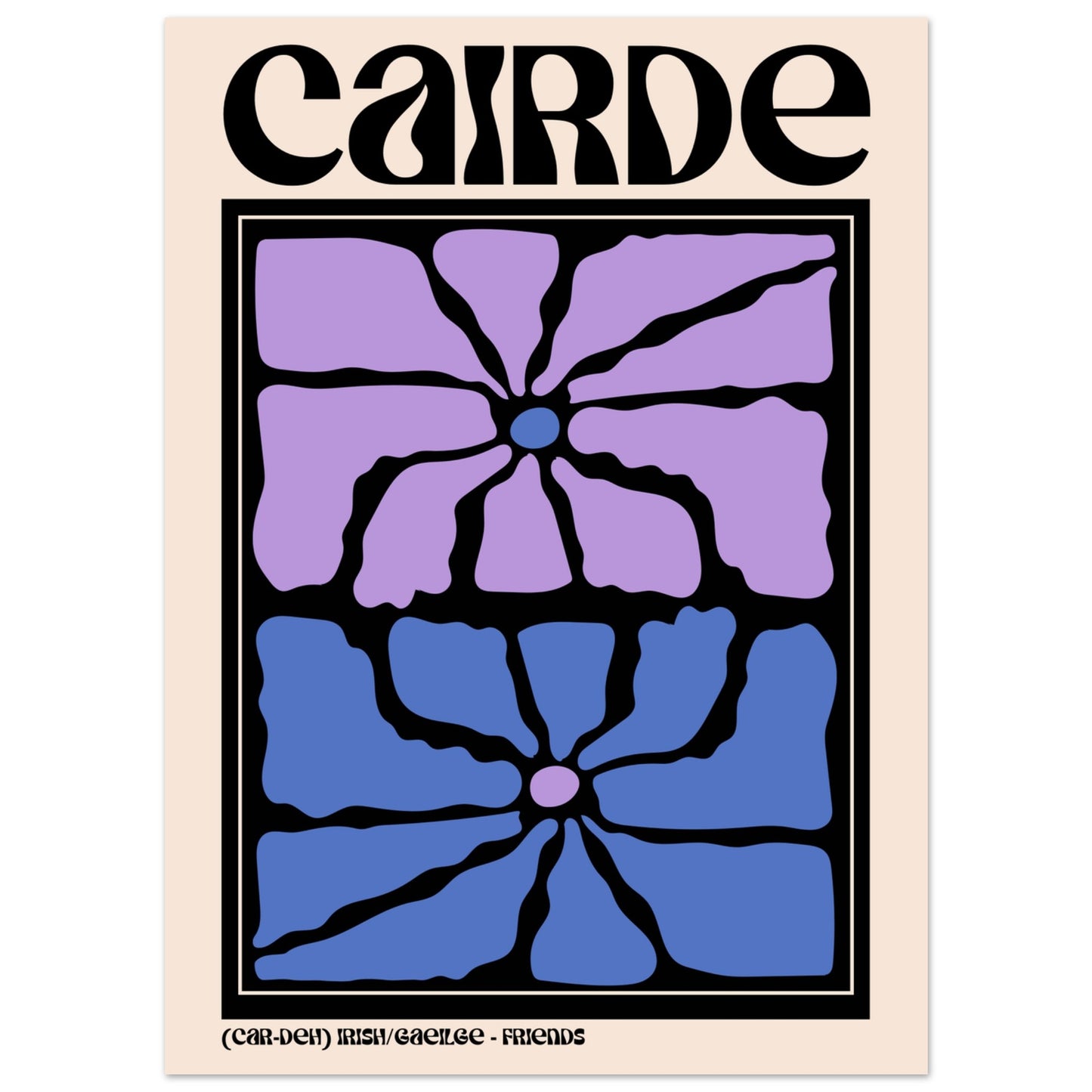 Cairde - Friends Irish Art Print – view 6 | Buy Irish Art