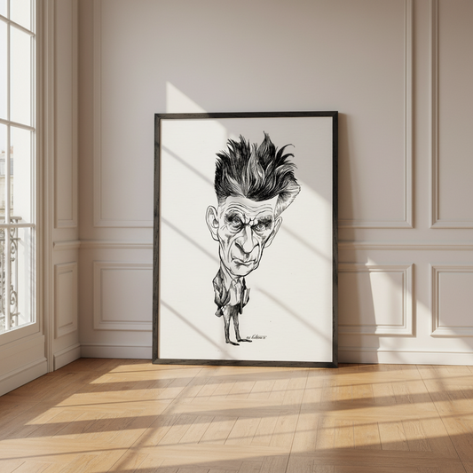 Samuel Beckett (1969) by Edmund Siegfried Valtman - Fine Art Print