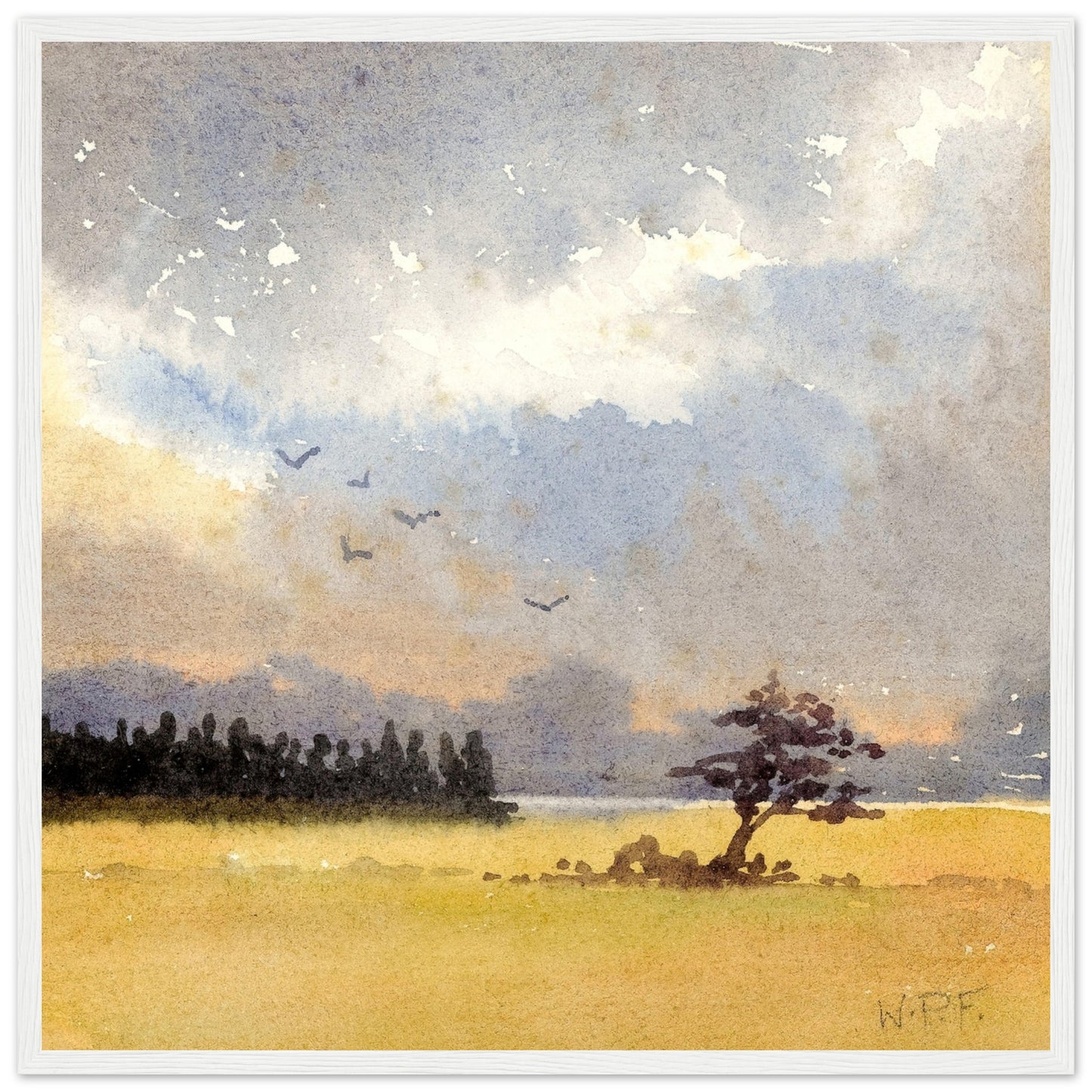 Landscape with Tree Silhouette – Percy French Collector’s Edition – view 10 | Buy Irish Art