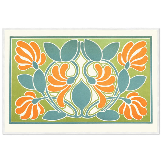 Harmonic Balance of Warm and Cold Colours Art Print by Irish Artist James Ward – framed print close-up | Buy Irish Art