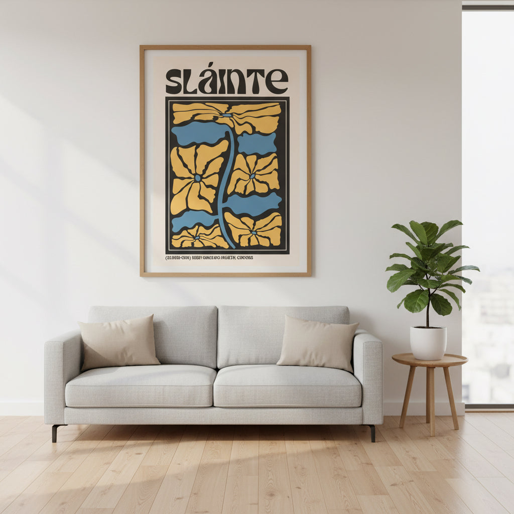 Sláinte (Cheers) – Irish Language Print | Art Print