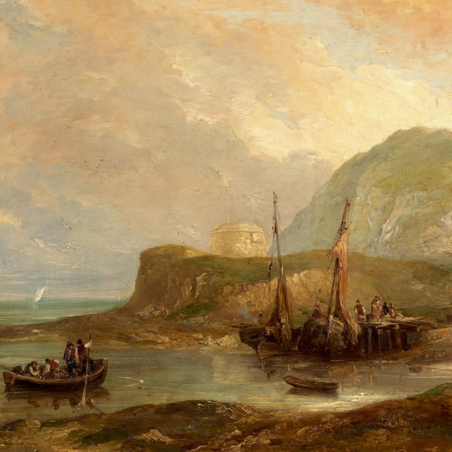 A View of Bray Head Brocas Irish Art Print