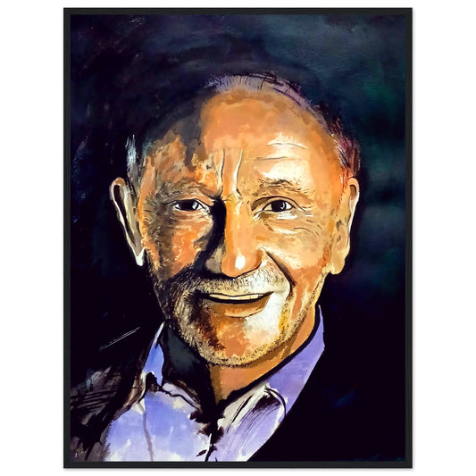 Phil Coulter Art Print by Ó Maoláin – framed print close-up | Buy Irish Art