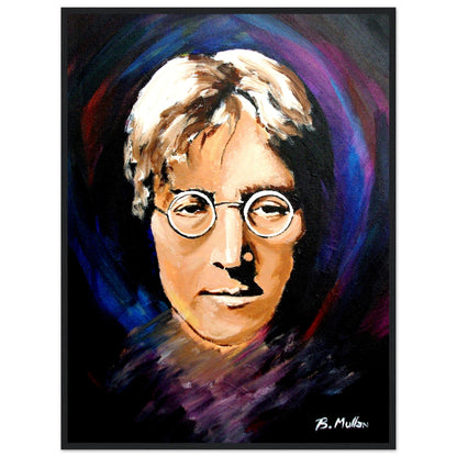 John Lennon Portrait Framed Wall Art Print by Irish Artist – view 8 | Buy Irish Art