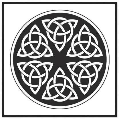 Celtic Knot Framed Art Print – detail view | Buy Irish Art