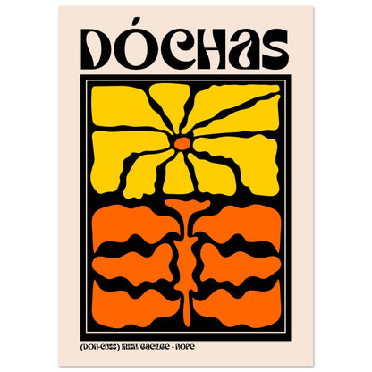 Dóchas - Hope Irish Art Print – framed print close-up | Buy Irish Art