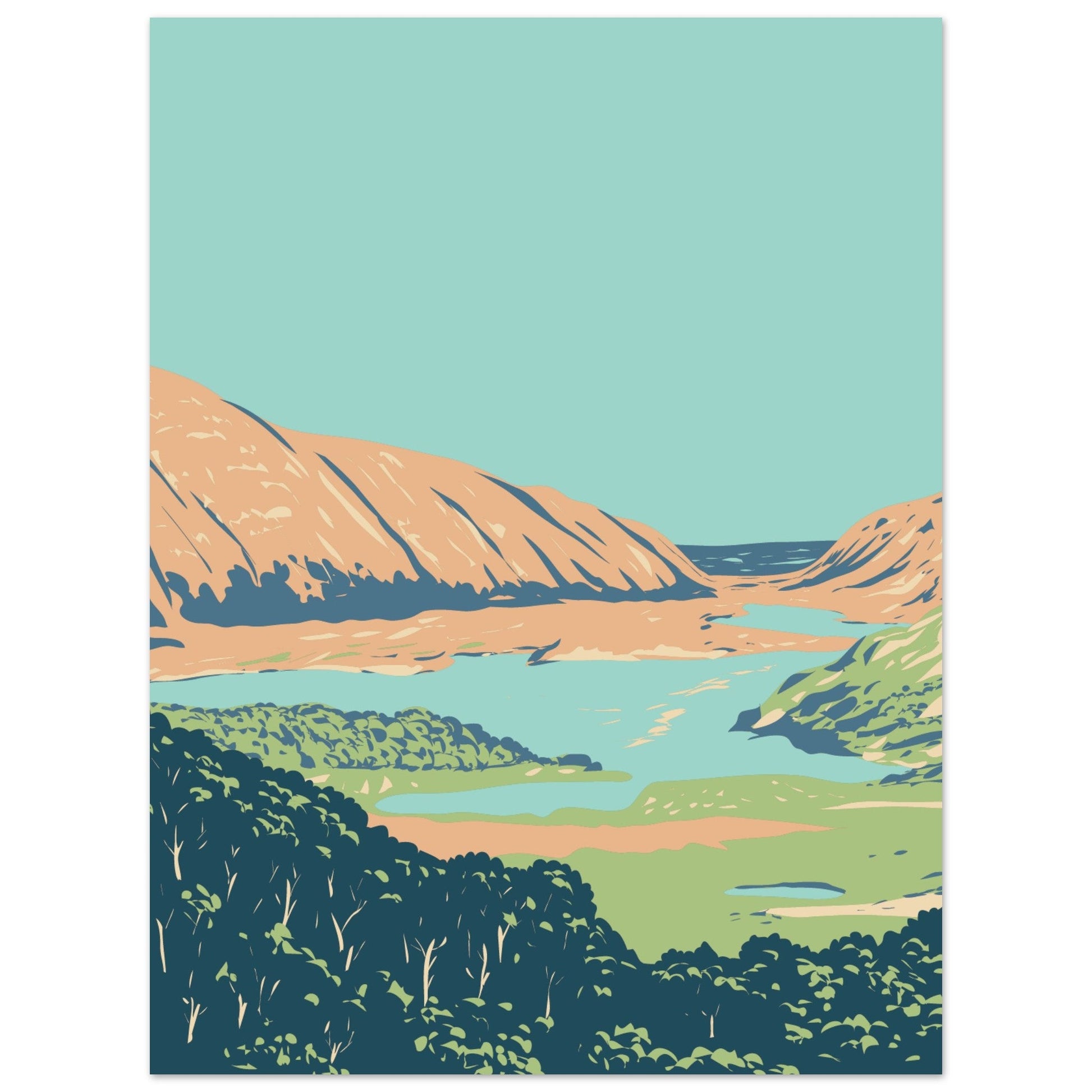 Killarney National Park County Kerry unframed 45x60 art print