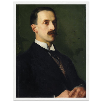 Portrait of Sir Hugh Lane (1865-1915), Director of the National Gallery of Ireland 1914-1915 by Sarah Cecilia Harrison Framed Print – detail view | Buy Irish Art