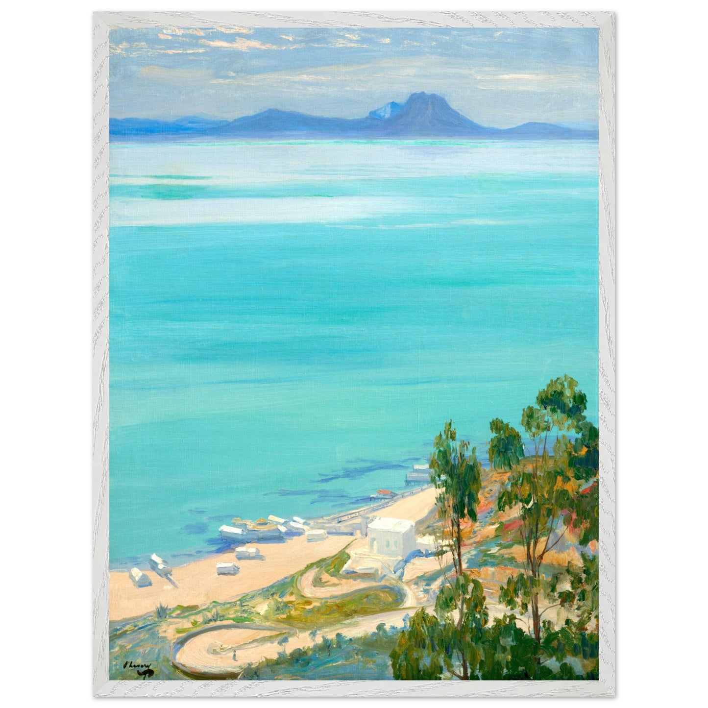 The Bay of Tunis, Morning (1919) – Sir John Lavery Art Print – view 18 | Buy Irish Art