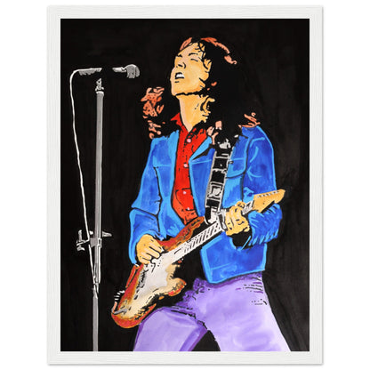 Rory Gallagher Framed Art Print – Irish Rock Legend Wall Art – view 10 | Buy Irish Art