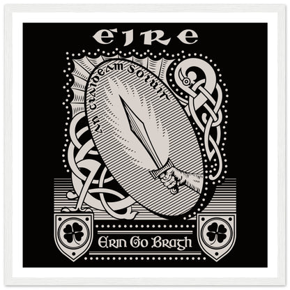 Erin Go Bragh – “Ireland Forever” Irish Heritage Framed Art Print – view 8 | Buy Irish Art