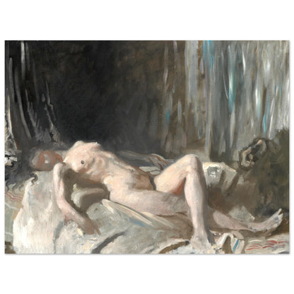 Study of a Female Nude by Irish Artist William Orpen - Art Print – Irish wall art print | Buy Irish Art