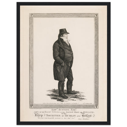 Edward Bunting (1773-1843) - Framed Reproduction Print – Irish wall art print | Buy Irish Art