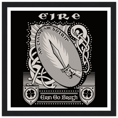 Erin Go Bragh – “Ireland Forever” Irish Heritage Framed Art Print – view 7 | Buy Irish Art