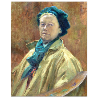 Self-Portrait by Irish Artist Helen Mabel Trevor – Irish gift | Buy Irish Art
