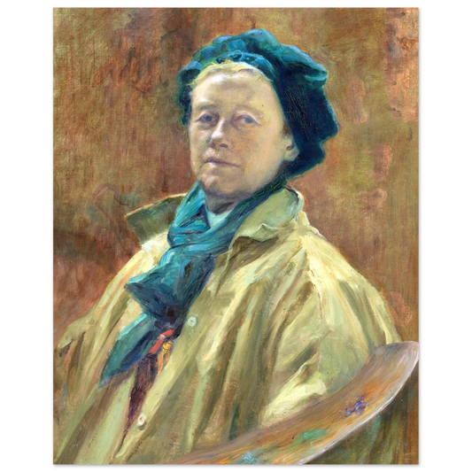 Self-Portrait by Irish Artist Helen Mabel Trevor – Irish gift | Buy Irish Art