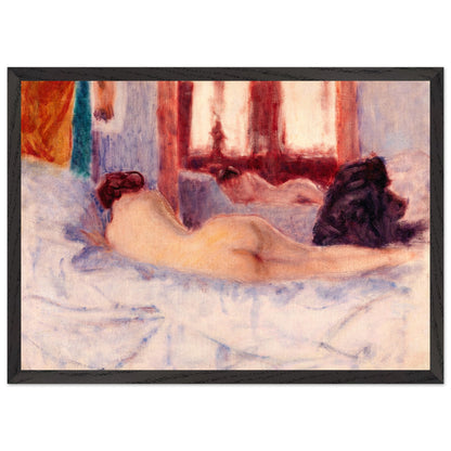 A Reclining Nude before a Mirror by Irish Artist Roderic O'Conor Framed Art Print – view 16 | Buy Irish Art