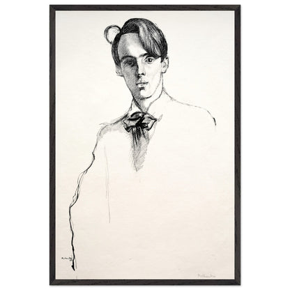 William Butler Yeats by William Rothenstein - Art Print – detail view | Buy Irish Art