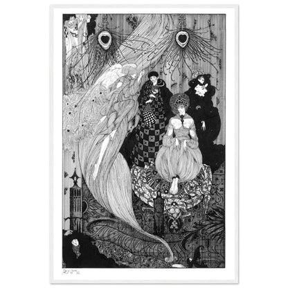 Down to the Central Earth, his Proper Scene - Framed Print by Harry Clarke  Description: – detail view | Buy Irish Art