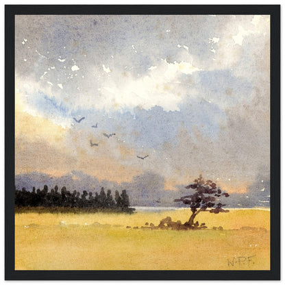 Landscape with Tree Silhouette – Percy French Collector’s Edition – view 9 | Buy Irish Art