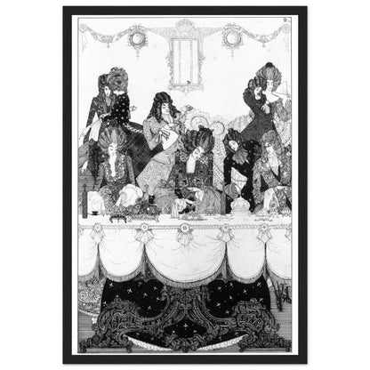 See Fierce Belinda on the Baron Flies by Irish Artist Harry Clarke Art Print – size comparison view | Buy Irish Art