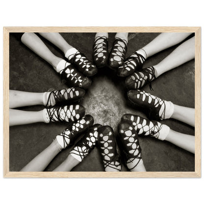 Irish Dancing Shoes Black & White Photographic Framed Wall Art Print – view 6 | Buy Irish Art