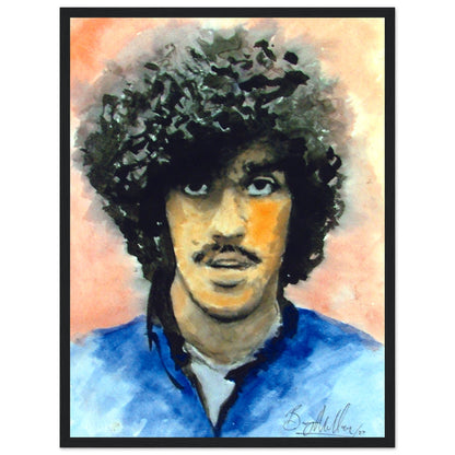 Phil Lynott Thin Lizzy Framed Wall Art Print by Irish Artist – view 8 | Buy Irish Art