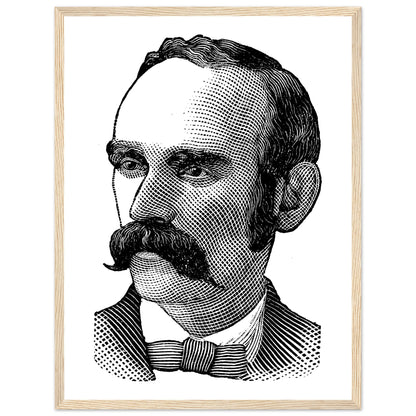 Michael Davitt Art Print – detail view | Buy Irish Art