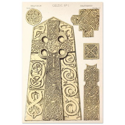 Celtic No.1 by Owen Jones – Exquisite Reproduction Print – Irish wall art print | Buy Irish Art
