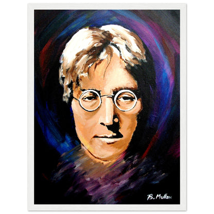 John Lennon Portrait Framed Wall Art Print by Irish Artist – view 6 | Buy Irish Art