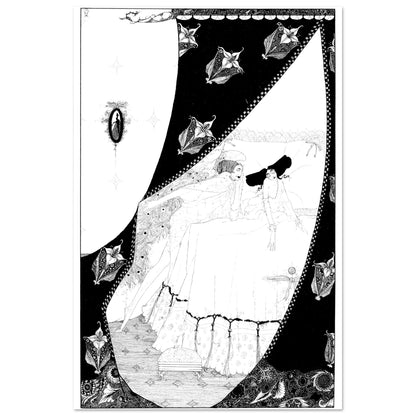 Her Guardian Sylph Prolonged the Happy Rest by Irish Artist Harry Clarke Art Print – Irish wall art print | Buy Irish Art