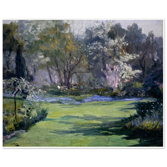 Spring, the Garden, Villa Sylvia (1921) by Sir John Lavery, unframed art print, 40x50 cm
