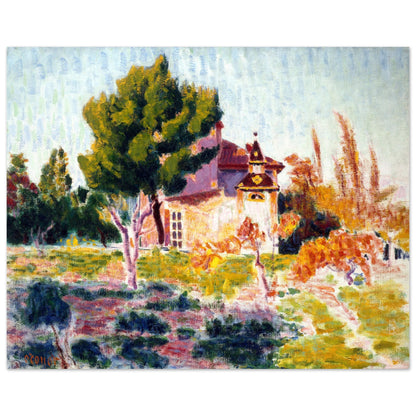 La Rose du Ciel, Cassis - Roderic O'Conor Art Print 40x50 cm / 16x20″ – framed print close-up | Buy Irish Art