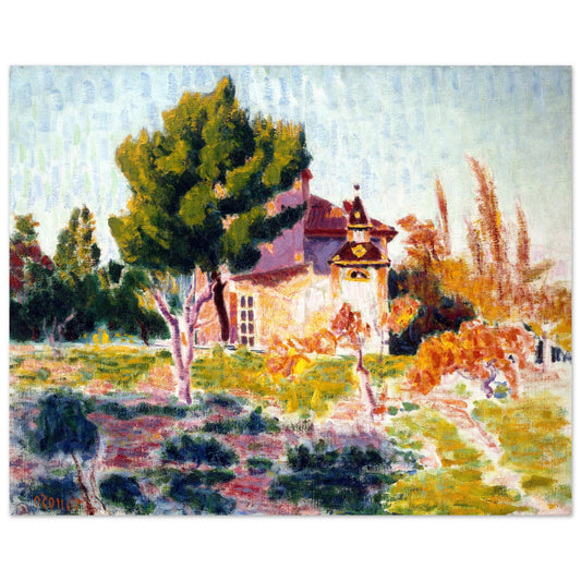La Rose du Ciel, Cassis - Roderic O'Conor Art Print 40x50 cm / 16x20″ – framed print close-up | Buy Irish Art