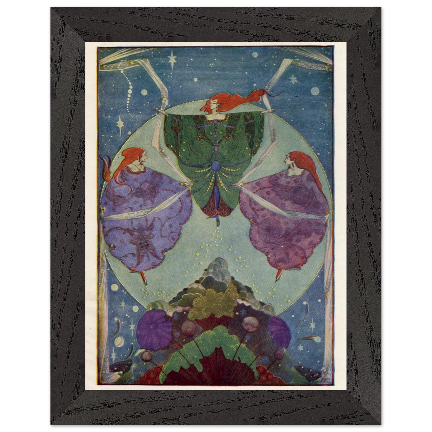 Harry Clarke Art Print – Andersen's Fairy Tales (1933) – “They Danced with Shawls” | Museum-Quality Framed Reproduction – view 7 | Buy Irish Art